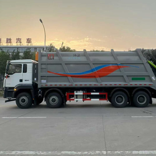 Shaanxi Automobile 40 cubic meter compressed garbage truck - image 2#