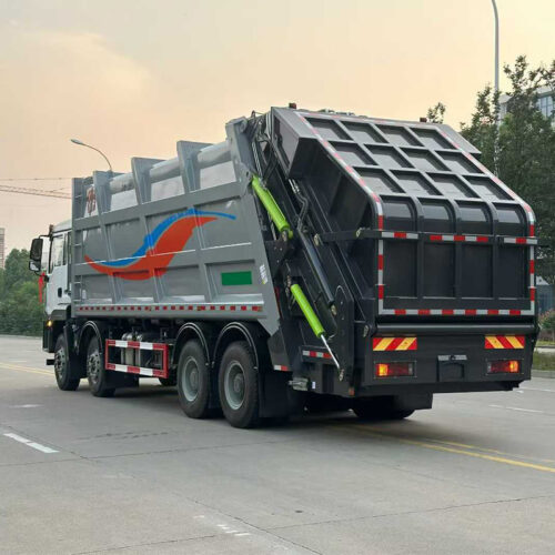Shaanxi Automobile 40 cubic meter compressed garbage truck - image 3#